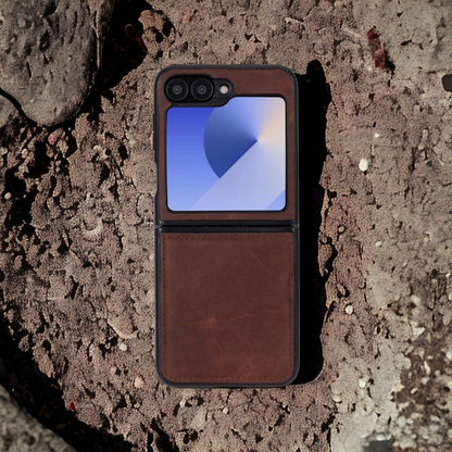 Flex Cover Samsung Z Flip 6 Leather Case - TORONATA - color_