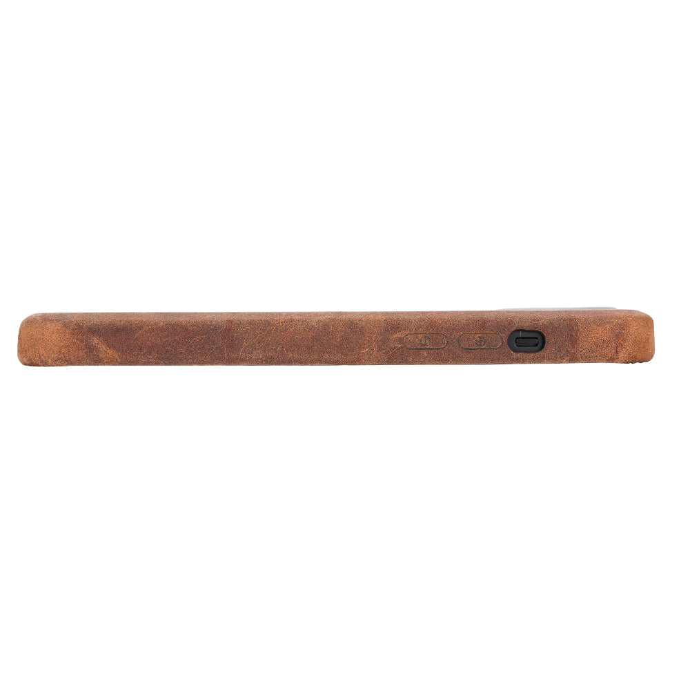 Rock Cover iPhone 15 Leather Case - TORONATA - color_