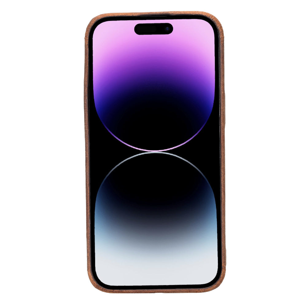 Rock Cover iPhone 15 Pro Leather Case - TORONATA - color_