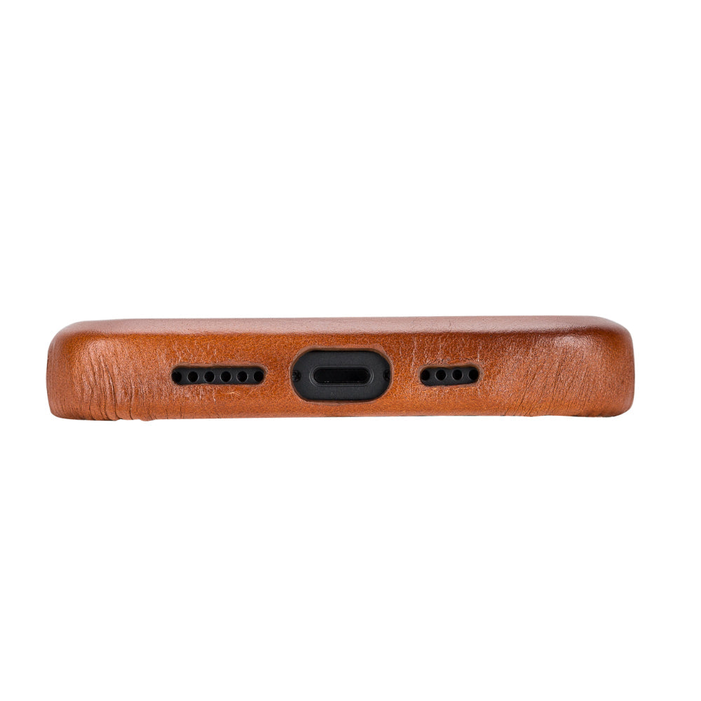 Rock Cover iPhone 15 Leather Case - TORONATA - color_