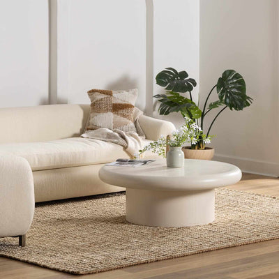 Ambel Tan Camel Jute Area Rug