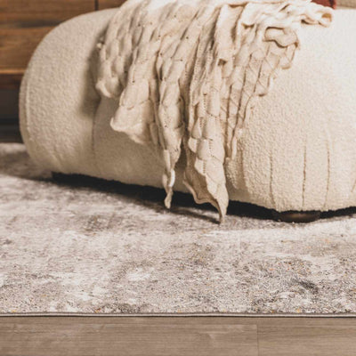 Duval Taupe Abstract Area Rug