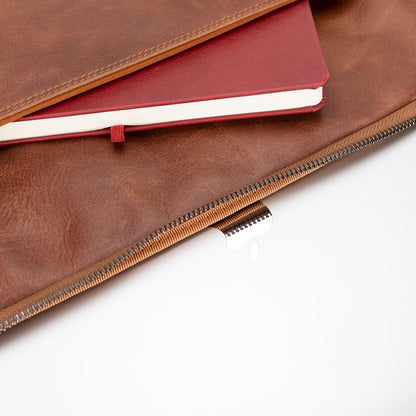 Seward Leather Laptop Bag with Shoulder Strap - MacBook Sleeve 14" & 16" 
