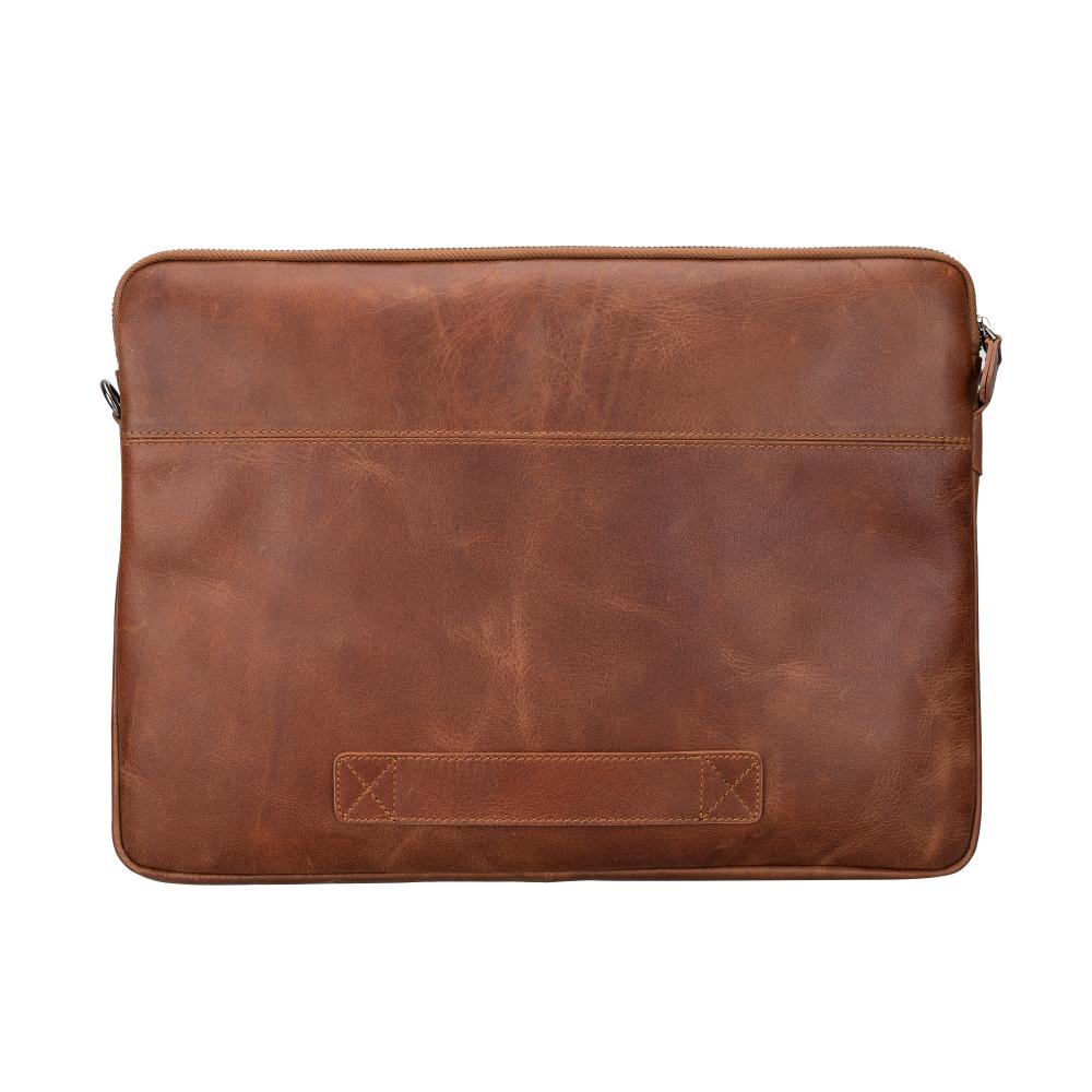 Seward Leather Laptop Bag with Shoulder Strap - MacBook Sleeve 14" & 16" 