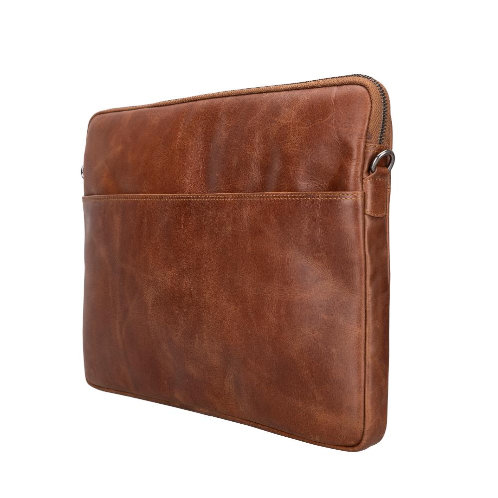 Seward Leather Laptop Bag with Shoulder Strap - MacBook Sleeve 14" & 16" 