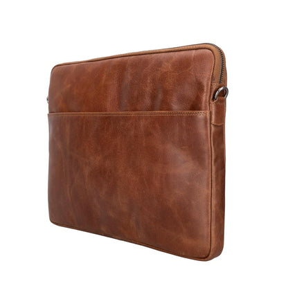Seward Leather Laptop Bag with Shoulder Strap - MacBook Sleeve 14" & 16" 