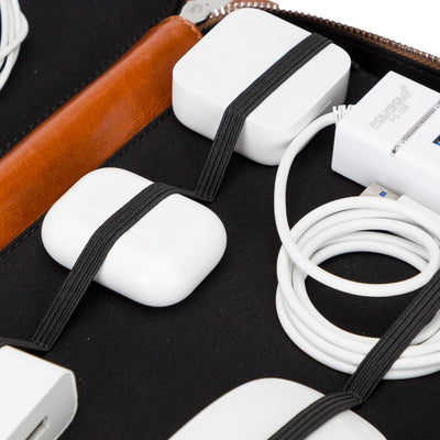 Medicine Handmade Leather Cable Travel Organizer - TORONATA - 