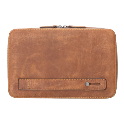 Medicine Handmade Leather Cable Travel Organizer - TORONATA - 
