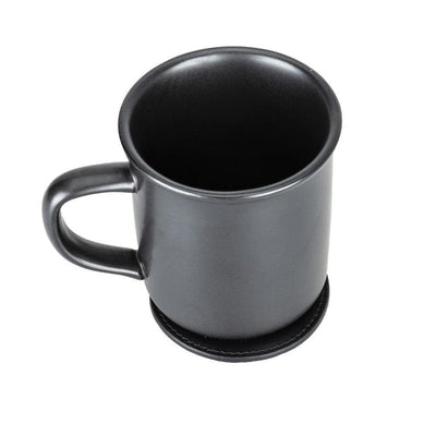 Tucson Genuine Leather Coaster Set of 5 with Holder - Premium Cup Coasters 
