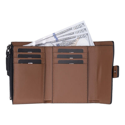 Camden Women’s Leather Wallet | Compact Genuine Leather 