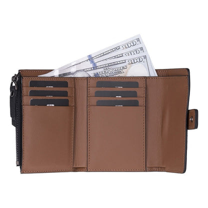 Camden Women’s Leather Wallet | Compact Genuine Leather 