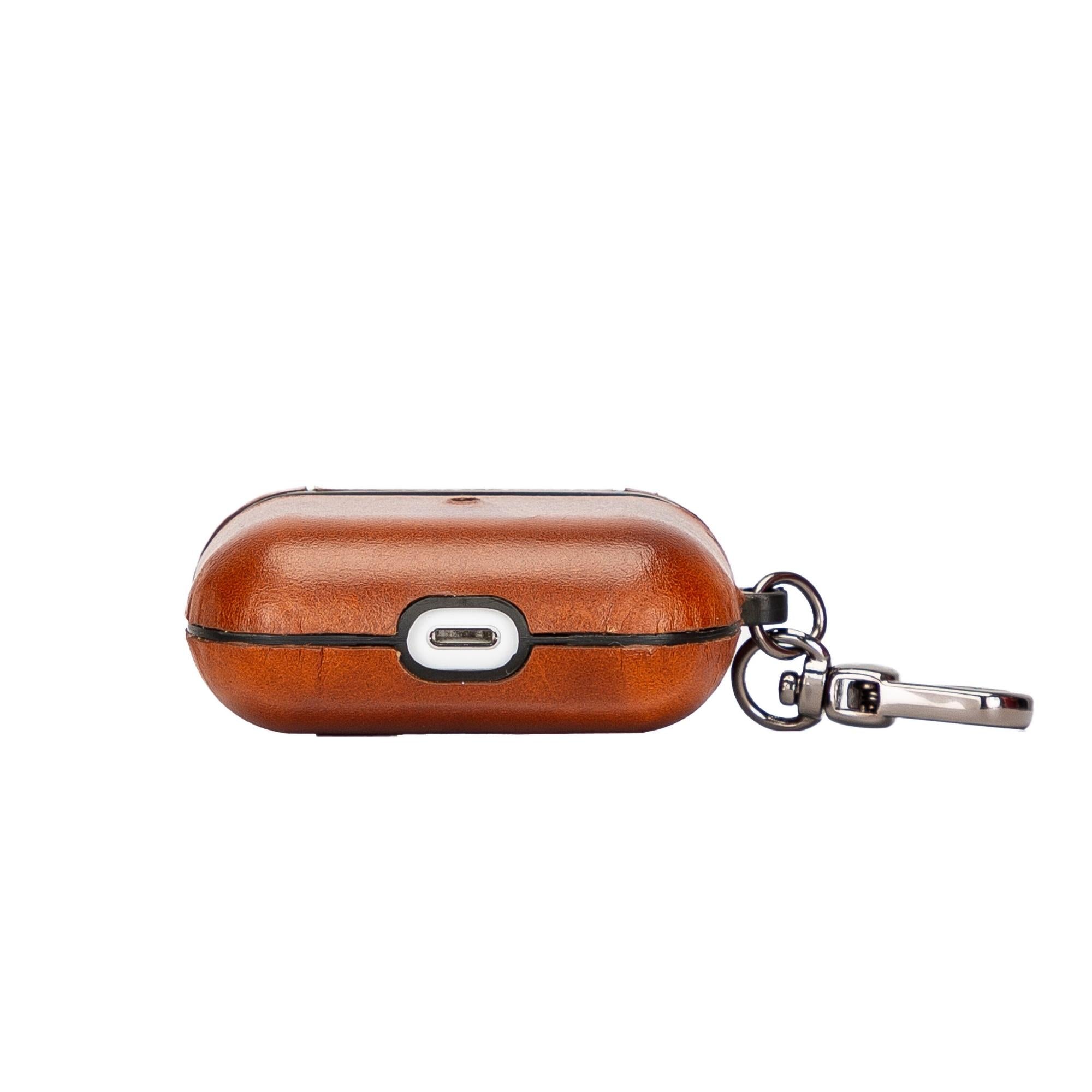 durango airpods pro 2 and airpods pro leather case - toronata - #color_tan