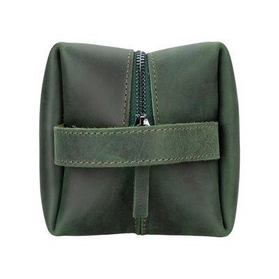 oswego men's leather dopp kit & small travel handbag - toronata - 