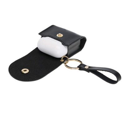 Mai Snap AirPods 1st and 2nd Generation Leather Case with Hook - TORONATA - color_