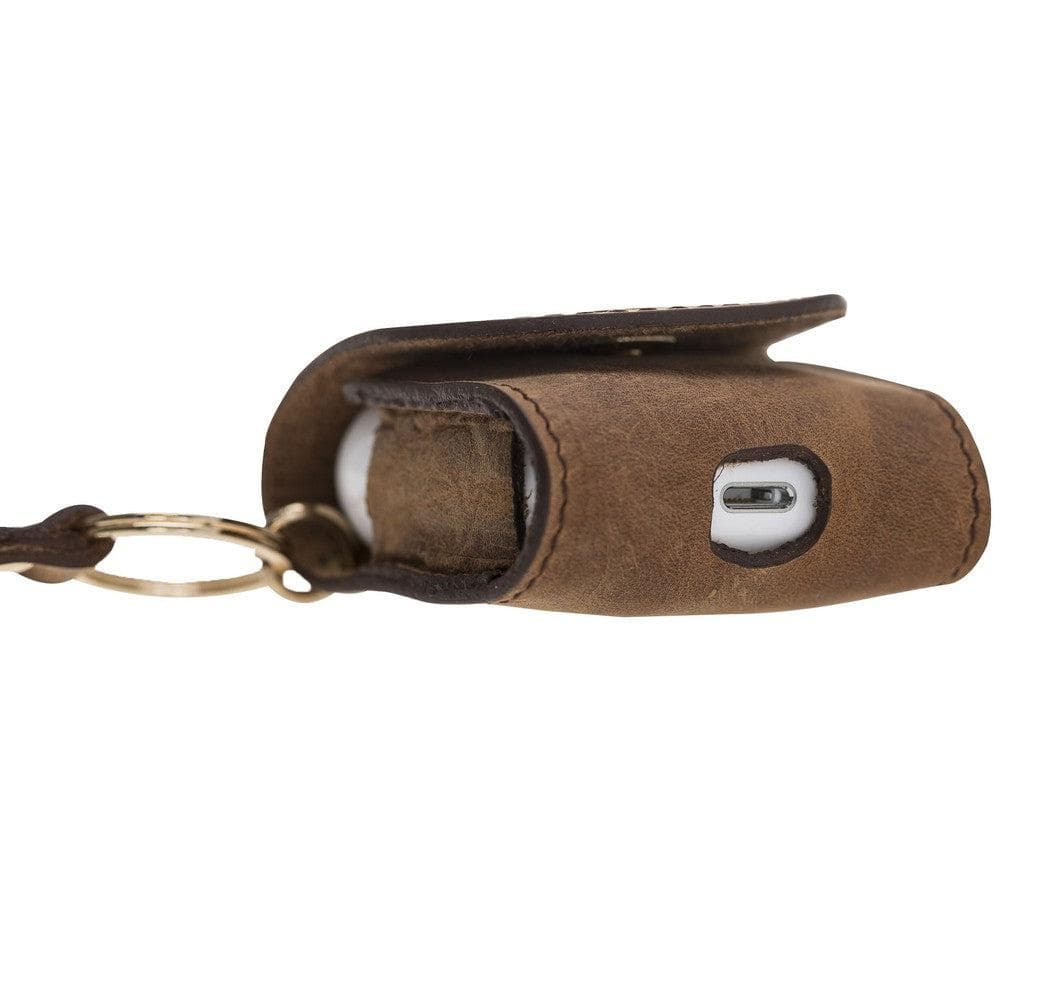 Mai Snap AirPods 1st and 2nd Generation Leather Case with Hook - TORONATA - color_
