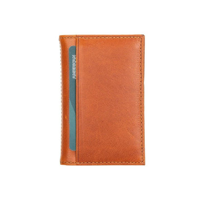 Andy Leather Card Holder - TORONATA - color_ Tan