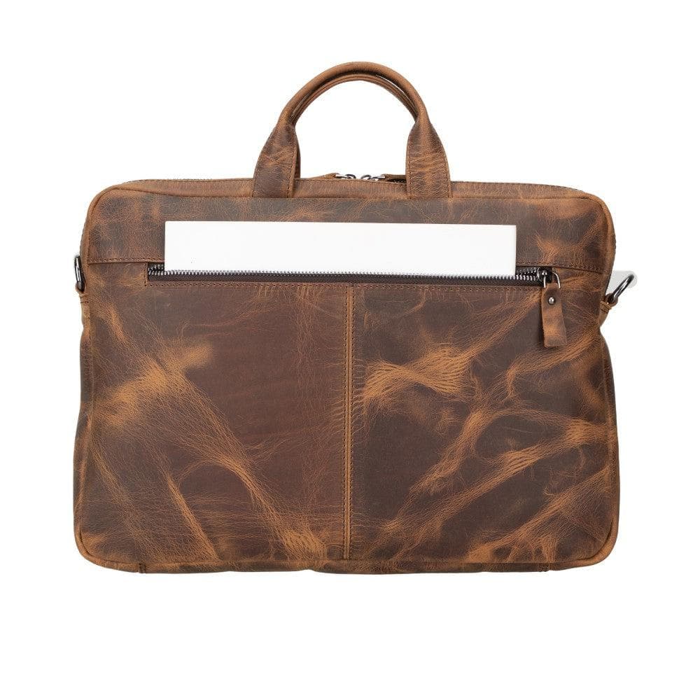 Apollo Leather Business Briefcase / Laptop Case 14" - TORONATA - color_