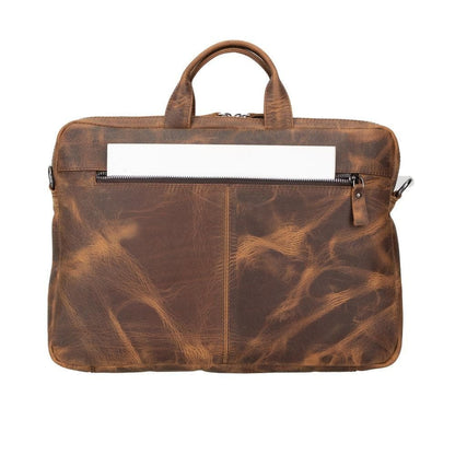 Apollo Leather Business Briefcase / Laptop Case 14" - TORONATA - color_