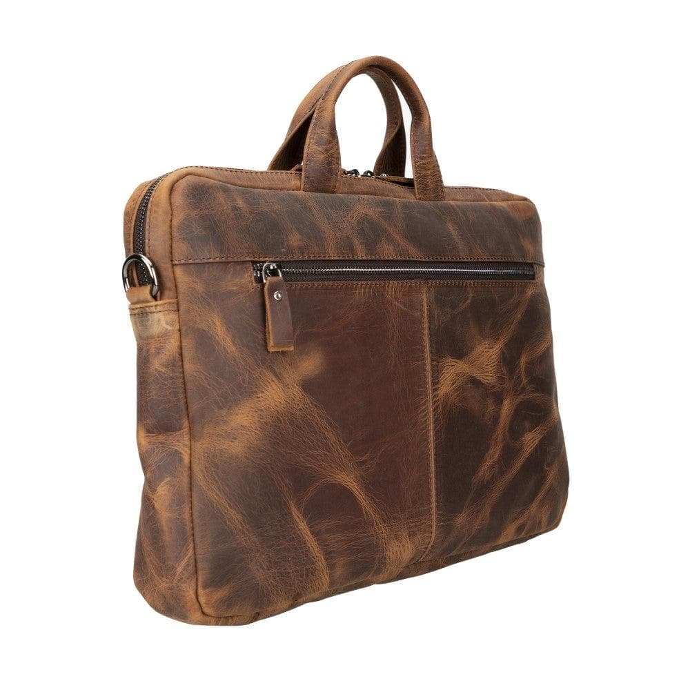 Apollo Leather Business Briefcase / Laptop Case 14" - TORONATA - color_