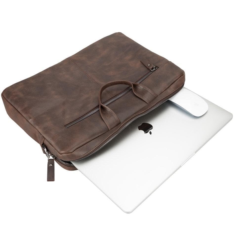 Apollo Leather Business Briefcase / Laptop Case 14" - TORONATA - color_
