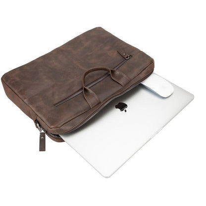 Apollo Leather Business Briefcase / Laptop Case 14" - TORONATA - color_