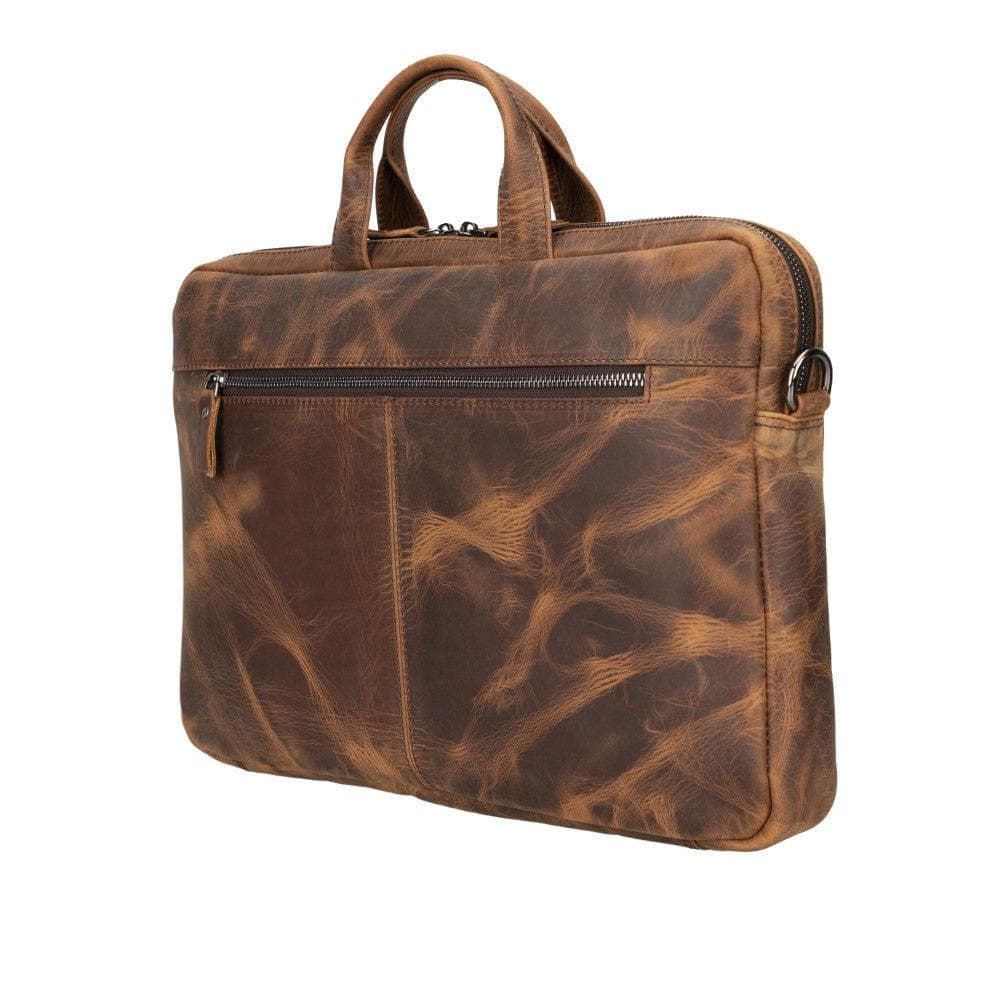 Apollo Leather Business Briefcase / Laptop Case 14" - TORONATA - color_