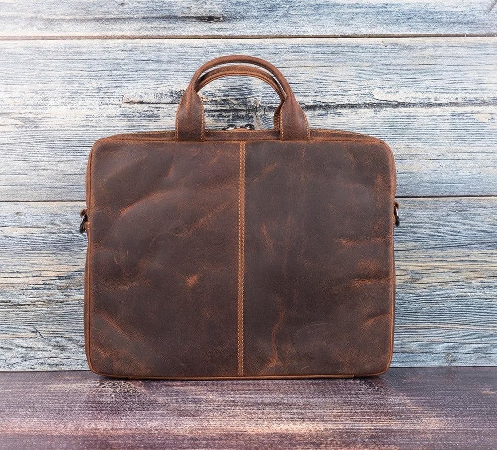 Apollo Leather Business Briefcase / Laptop Case 14" - TORONATA - color_