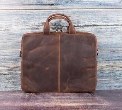Apollo Leather Business Briefcase / Laptop Case 14" - TORONATA - color_