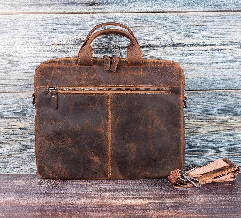 Apollo Leather Business Briefcase / Laptop Case 14" - TORONATA - color_
