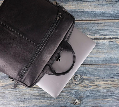 Apollo Leather Business Briefcase / Laptop Case 14" - TORONATA - color_