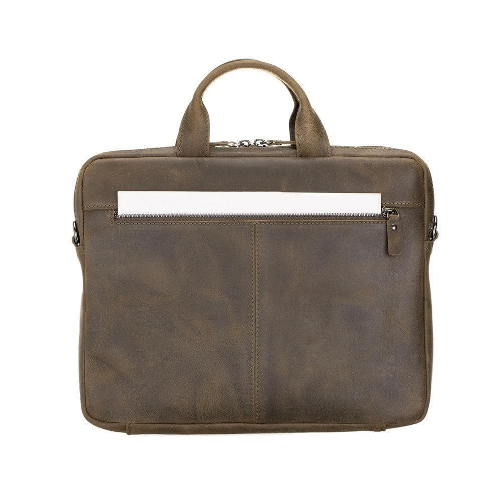 Apollo Leather Business Briefcase / Laptop Case 14" - TORONATA - color_