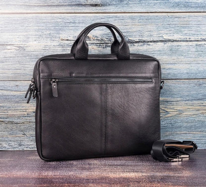 Apollo Leather Business Briefcase / Laptop Case 14" - TORONATA - color_