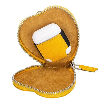 Heart AirPods 1 / 2 Genuine Leather Case - TORONATA - color_