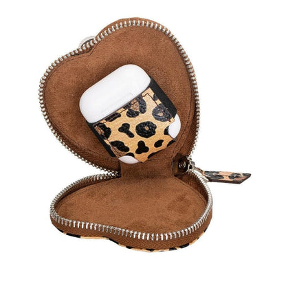 Heart AirPods 1 / 2 Genuine Leather Case - TORONATA - color_