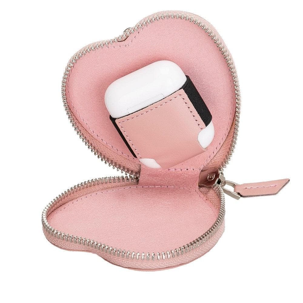 Heart AirPods 1 / 2 Genuine Leather Case - TORONATA - color_