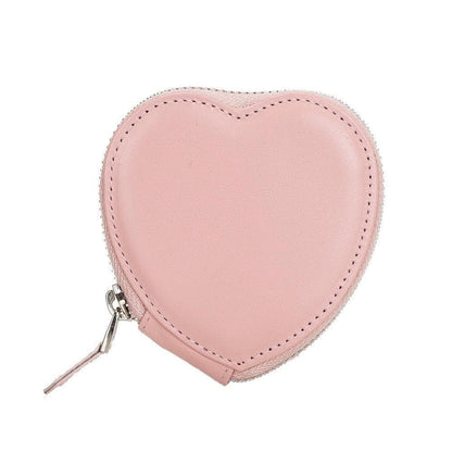 Heart AirPods 1 / 2 Genuine Leather Case - TORONATA - color_ Pink