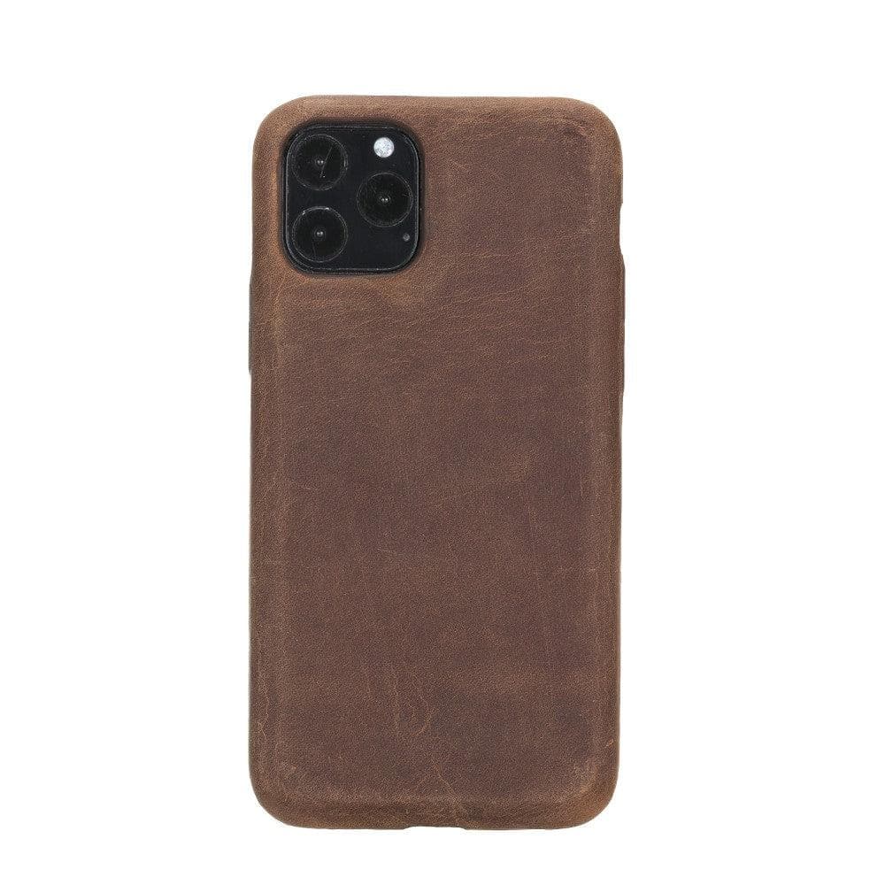 Rock Cover iPhone 11 Series Leather Case / RC - TORONATA - color_ Saddle Brown