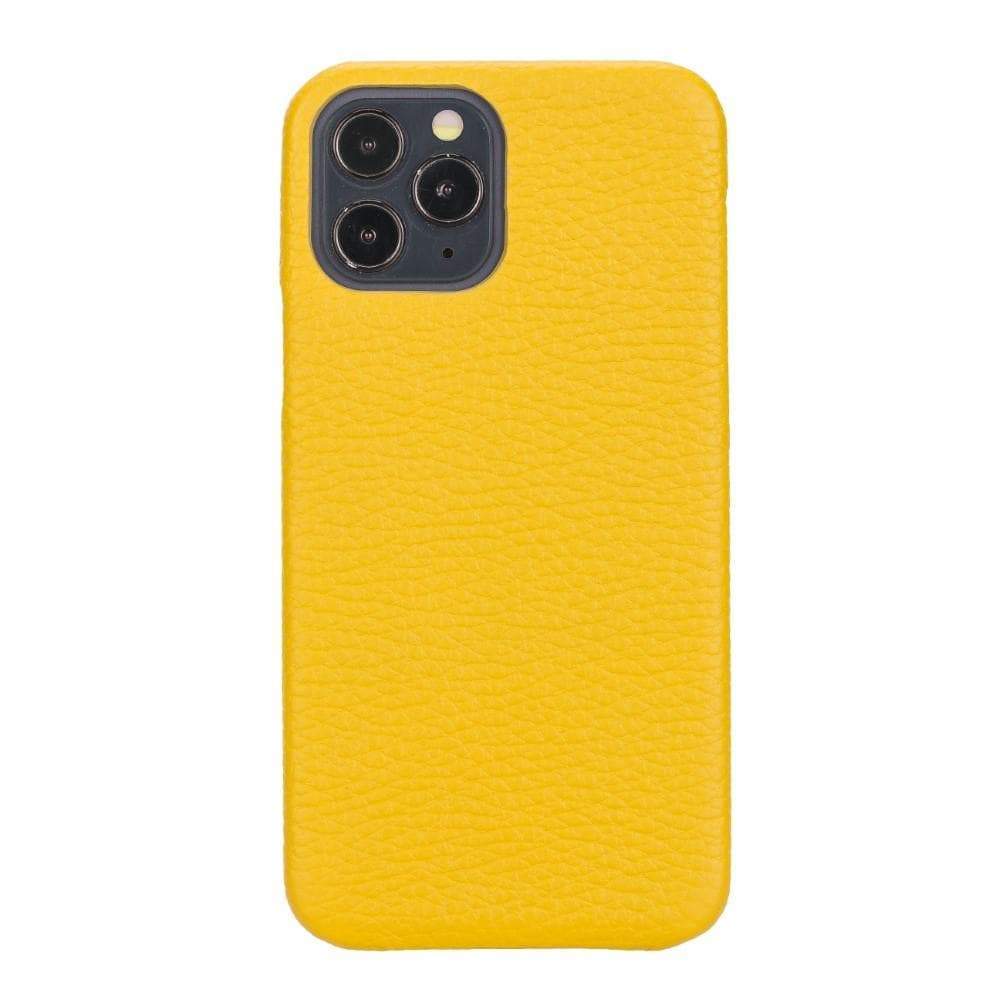 F360 iPhone 12 Pro Max Leather Case - TORONATA - color_ Yellow