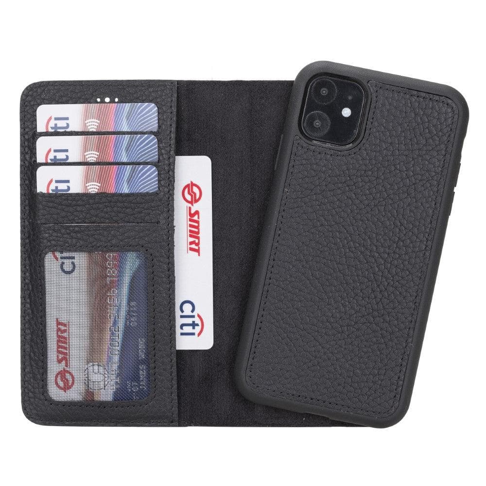 Magic iPhone 12 Mini Detachable Leather Wallet Case - TORONATA - color_