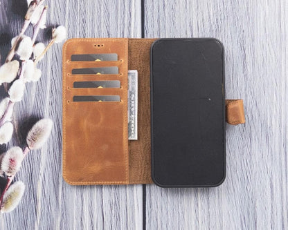 Magic iPhone 12 Mini Detachable Leather Wallet Case - TORONATA - color_