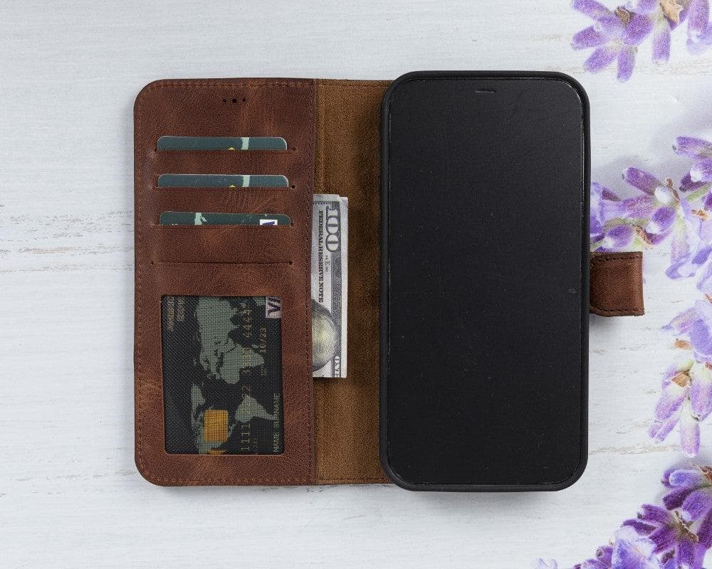 Magic iPhone 12 Mini Detachable Leather Wallet Case - TORONATA - color_