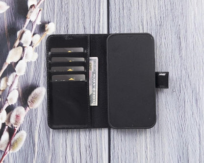 Magic iPhone 12 / 12 Pro Detachable Leather Wallet Case - TORONATA - color_