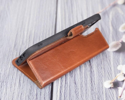 Magic iPhone 12 Mini Detachable Leather Wallet Case - TORONATA - color_