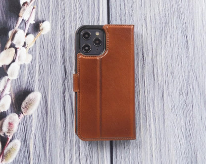 Magic iPhone 12 Mini Detachable Leather Wallet Case - TORONATA - color_