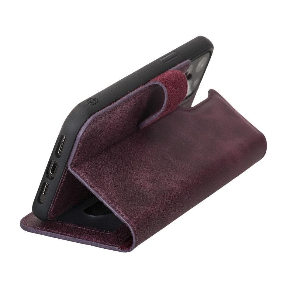 Magic iPhone 12 / 12 Pro Detachable Leather Wallet Case - TORONATA - color_