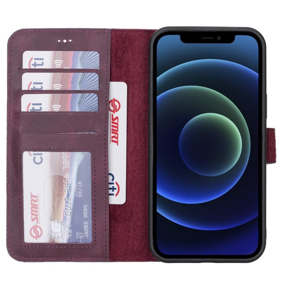 Magic iPhone 12 Mini Detachable Leather Wallet Case - TORONATA - color_
