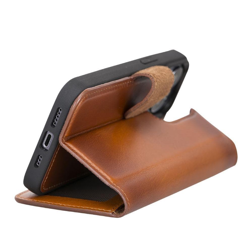 Magic iPhone 13 Mini Detachable Leather Wallet Case - TORONATA - color_
