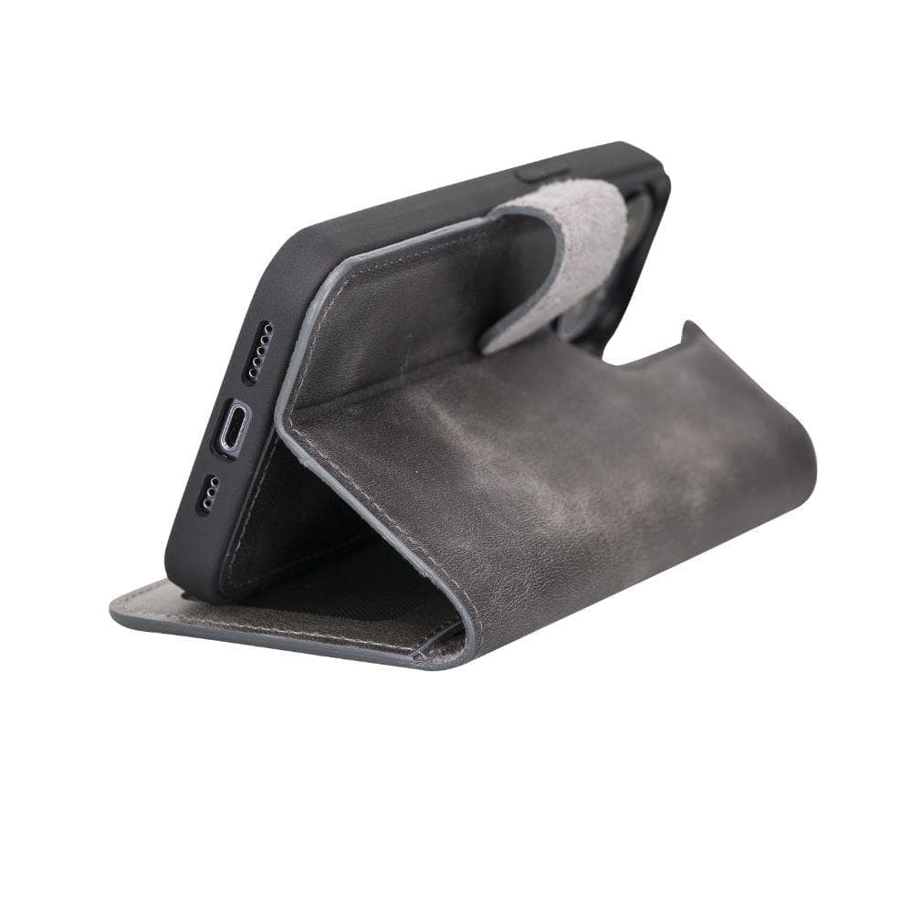 Magic iPhone 13 Mini Detachable Leather Wallet Case - TORONATA - color_