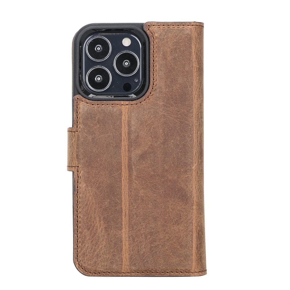 Magic iPhone 13 Mini Detachable Leather Wallet Case - TORONATA - color_