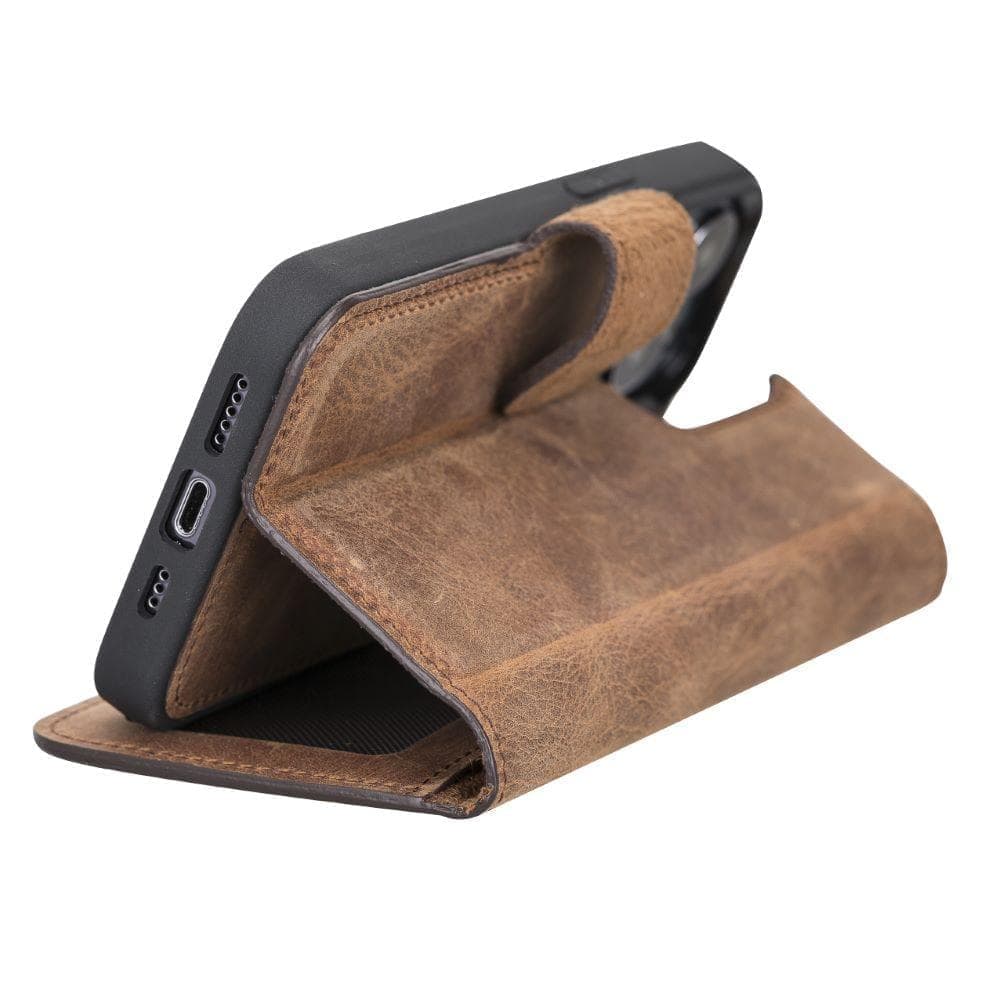 Magic iPhone 13 Pro Detachable Leather Wallet Case - TORONATA - color_